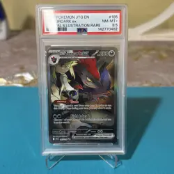 Pokemon TCG N's Zoroark EX 185/159 Sv09: Journey Together PSA 8.5 NM Mint - Image 1