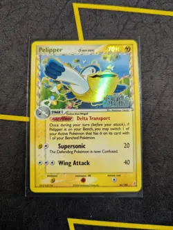 Pokemon Delta Pelipper | 26/100 Crystal Guardians | Reverse Holo Stamped Rare LP - Image 1