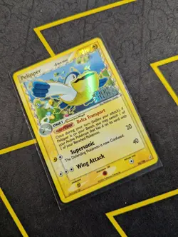 Pokemon Delta Pelipper | 26/100 Crystal Guardians | Reverse Holo Stamped Rare LP - Image 2