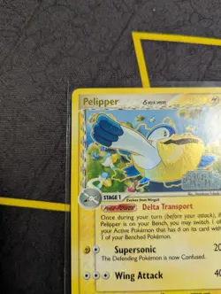 Pokemon Delta Pelipper | 26/100 Crystal Guardians | Reverse Holo Stamped Rare LP - Image 4
