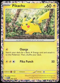 McDonald's Promos 2024 Pikachu 002/015 Holo Promo Pokemon NM/M - Image 1