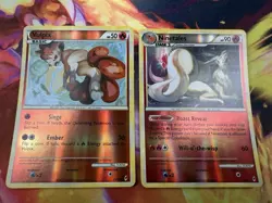 Vulpix 75/95 & Ninetales 17/95 NM Reverse Holo Call Of Legends 2011 Pokemon TCG - Image 1