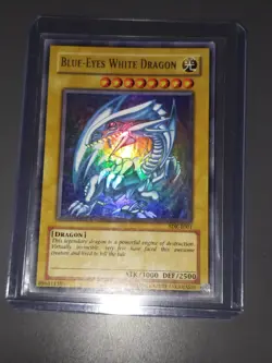 Yugioh! Blue Eyes W. Dragon SDK-E001 Ultra Rare Exc-GD - Image 1