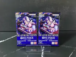 2x One Piece OP-14 The Azure Sea’s Seven Booster Pack ENGLISH New Sealed - Image 1