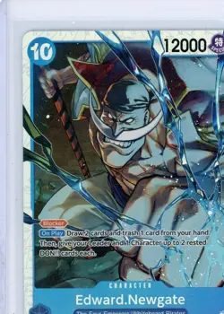 Edward.Newgate OP13-042 One Piece Carrying On His Will Super Rare Holo ! - Image 1