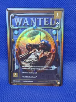 Wonders of the First Wanted Foil Alt Art Call of the Stones A8 Xander Ultra Rare - Image 1