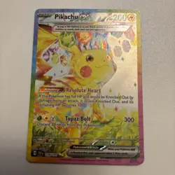 Pikachu ex 238/191 Sv08: Surging Sparks Holo Ultra Rare Pokemon TCG Near Mint - Image 1