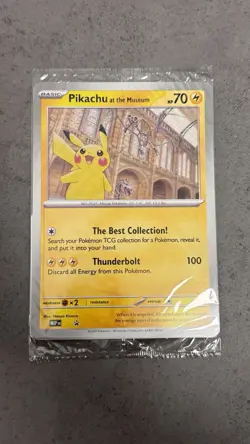 Pikachu At The Museum Jumbo Card Pokemon Card - Image 1