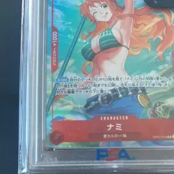 PSA 10 Nami OP01-016 Parallel Alt Art R Romance Dawn One Piece Card Japan - Image 5