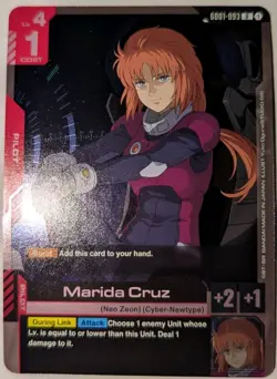 GD01-093 Marida Cruz Gundam Card Game Newtype Rising Rare GD01-093 TCG NM TCG - Image 1