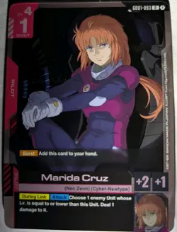GD01-093 Marida Cruz Gundam Card Game Newtype Rising Rare GD01-093 TCG NM TCG - Image 2