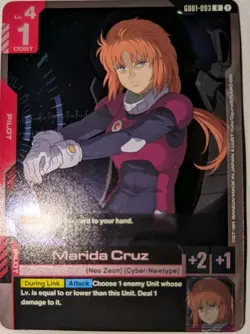 GD01-093 Marida Cruz Gundam Card Game Newtype Rising Rare GD01-093 TCG NM TCG - Image 3