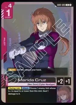 GD01-093 Marida Cruz Gundam Card Game Newtype Rising Rare GD01-093 TCG NM TCG - Image 5