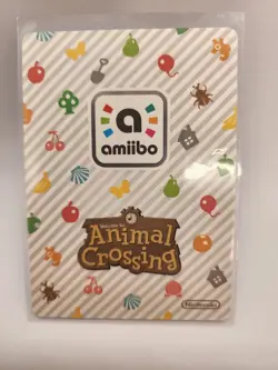 SAMSON #060 Animal Crossing Amiibo Authentic Nintendo NM Card From Series 1 - Image 2