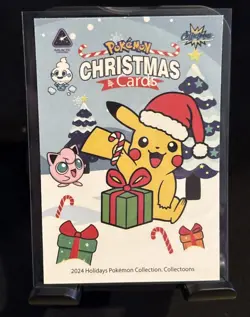 Rare Full Art Pokemon Christmas Collectoons Card #078 Chansey Peru Low Pop - Image 2
