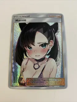 Marnie Anime Waifu Sexy Doujin ACG DIY Trainer Art card - Image 1
