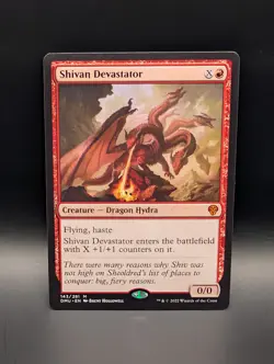 MTG - Shivan Devastator - Normal - Creature (Dragon Hydra) - DMU #143 - Mythic - Image 1