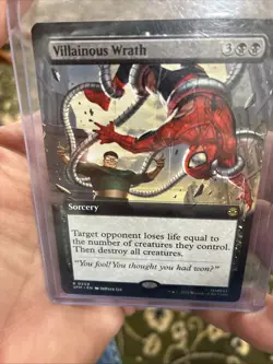 MTG Villainous Wrath (Extended Art) (259) | NM | Spider-Man {SPM} - Image 1