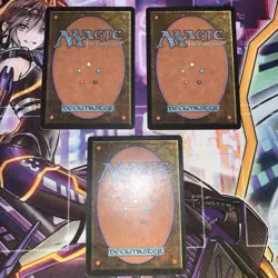 3x MTG Lotus Blossom Urza's Saga 300/350 Regular Rare Lightly Played / VLP - Image 2