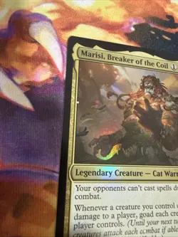 MTG Marisi, Breaker of the Coil Commander 2019 Foil Misprint - Image 2