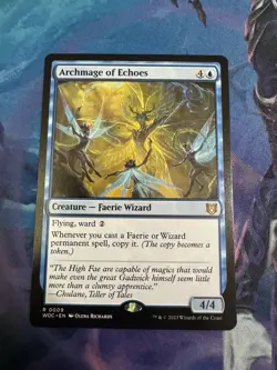 Archmage of Echoes Commander: Wilds of Eldraine Regular - Image 1