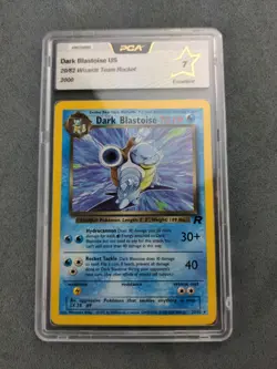 [PCA 7] Carte Pokemon Dark Blastoise Tortank Obscur Team Rocket 2000 20/82 - Image 1