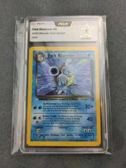 [PCA 7] Carte Pokemon Dark Blastoise Tortank Obscur Team Rocket 2000 20/82 - Image 3