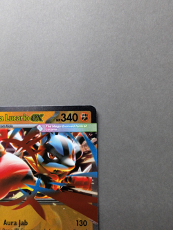 Pokemon TCG Mega Lucario Ex Double Holo Rare Mega Evolutions English - Image 3