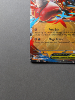 Pokemon TCG Mega Lucario Ex Double Holo Rare Mega Evolutions English - Image 5