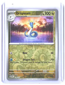Dragonair 158/197 Uncommon Obsidian Flames Pokemon Reverse Holo Near Mint - Image 1