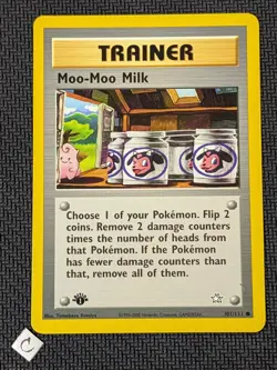 Moo-Moo Milk 101/111 - Neo Genesis 1st Edition Pokemon TCG NM - Image 1