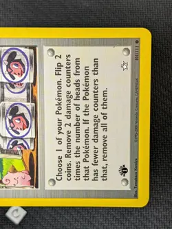 Moo-Moo Milk 101/111 - Neo Genesis 1st Edition Pokemon TCG NM - Image 5