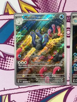 Pokemon - Paldean Fates BUNDLE (x2) - Wugtrio 224/091 & Palafin 225/091 - NM #2 - Image 2