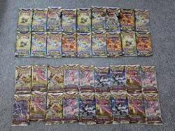 Pokemon TCG 16x Astral Radiance & 16x Brilliant Stars Sealed Booster Packs Lot - Image 1