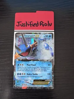 Pokemon TCG Swampert EX XY55 NM Holo Promo Card LP - Image 1
