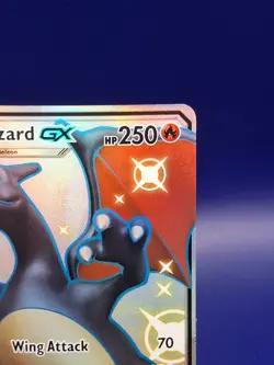 Pokemon Charizard GX SV49/SV94 Hidden Fates Shiny Vault Full Art Holo Rare (HP) - Image 4