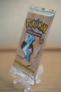 21.12g Pokemon WOTC Fossil Unlimited Booster Pack Vintage Sealed TCG Lapras - Image 4