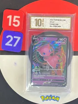 Pokemon TCG S-Chinese Sword & Shield CS4bC 048/132 RR Mew V Grade10 - Image 1