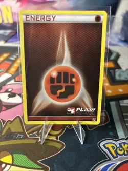 Fighting Energy Reverse Holo Pokemon League Promo 2011 BW 110/114 - Image 1