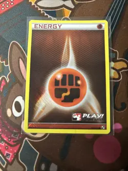 Fighting Energy Reverse Holo Pokemon League Promo 2011 BW 110/114 - Image 3