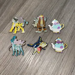 Pokemon Pin Lot - 6 Pins. Official. - Image 1