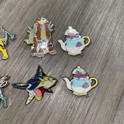 Pokemon Pin Lot - 6 Pins. Official. - Image 3