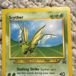 Scyther WOTC Black Star Promo #45 Pokemon TCG League Promo 2001 Vintage - Image 2