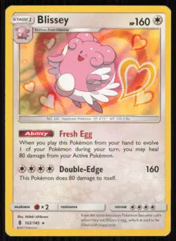 Blissey 102/145 Holo Holo Rare Guardians Rising Holo Near Mint - Image 1