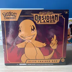 Pokemon: Scarlet & Violet 3: Obsidian Flames Elite Trainer Box - 9 Packs 820650853913 - Image 1