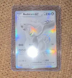 Pokemon Reshiram EX Full Art Holo Black White Rare SV: White Flare 173/086 - Image 1