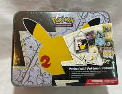 2021 Pokemon Sword and Shield Celebration Collector’s Chest Lunch Box Tin Sealed - Image 2