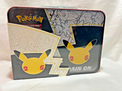 2021 Pokemon Sword and Shield Celebration Collector’s Chest Lunch Box Tin Sealed - Image 3