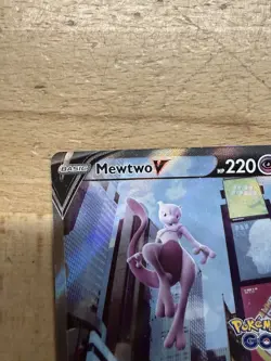 Mewtwo V (Alternate Full Art) Ultra Rare Pokemon GO 072/078 - LP - Image 4