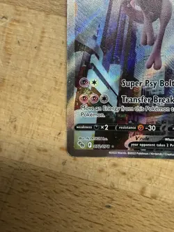 Mewtwo V (Alternate Full Art) Ultra Rare Pokemon GO 072/078 - LP - Image 5